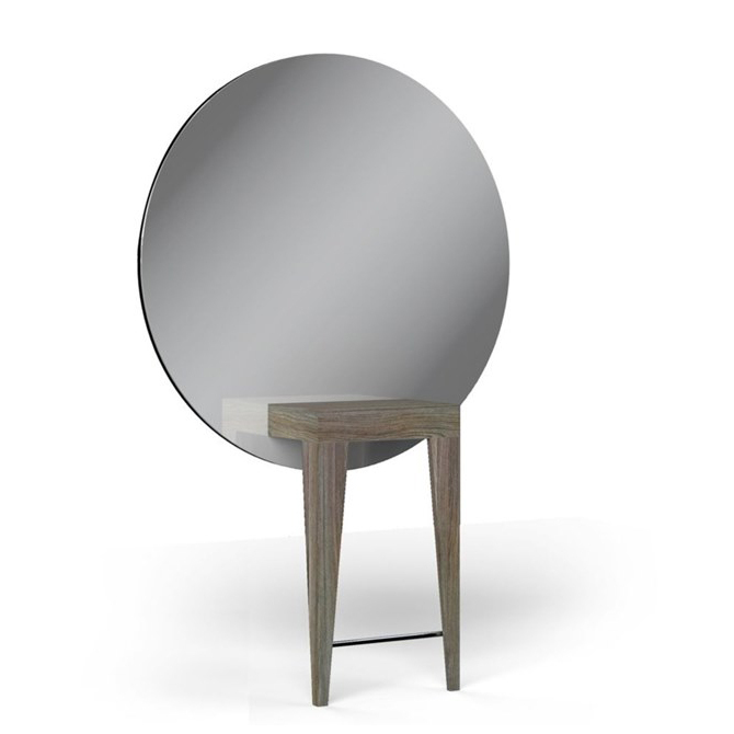 Дзеркало MADISON ROUND Wood DUSO | офіційний дистриб`ютор Gamma & Bross в Україні